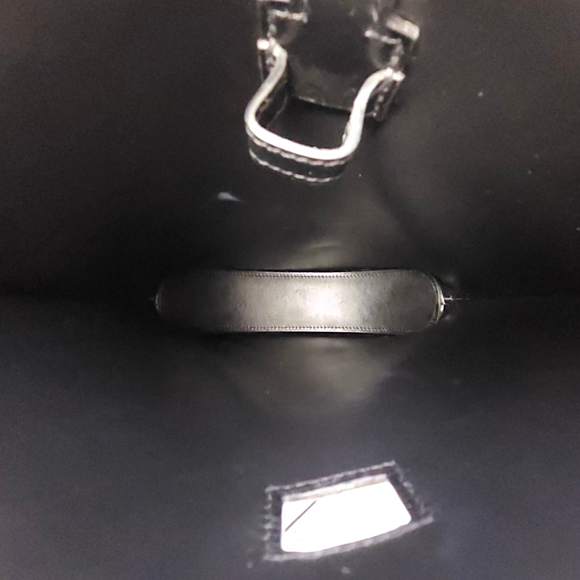 Baton De Craie 25 Black in Vache Hunter, Palladium hardware - Image 9