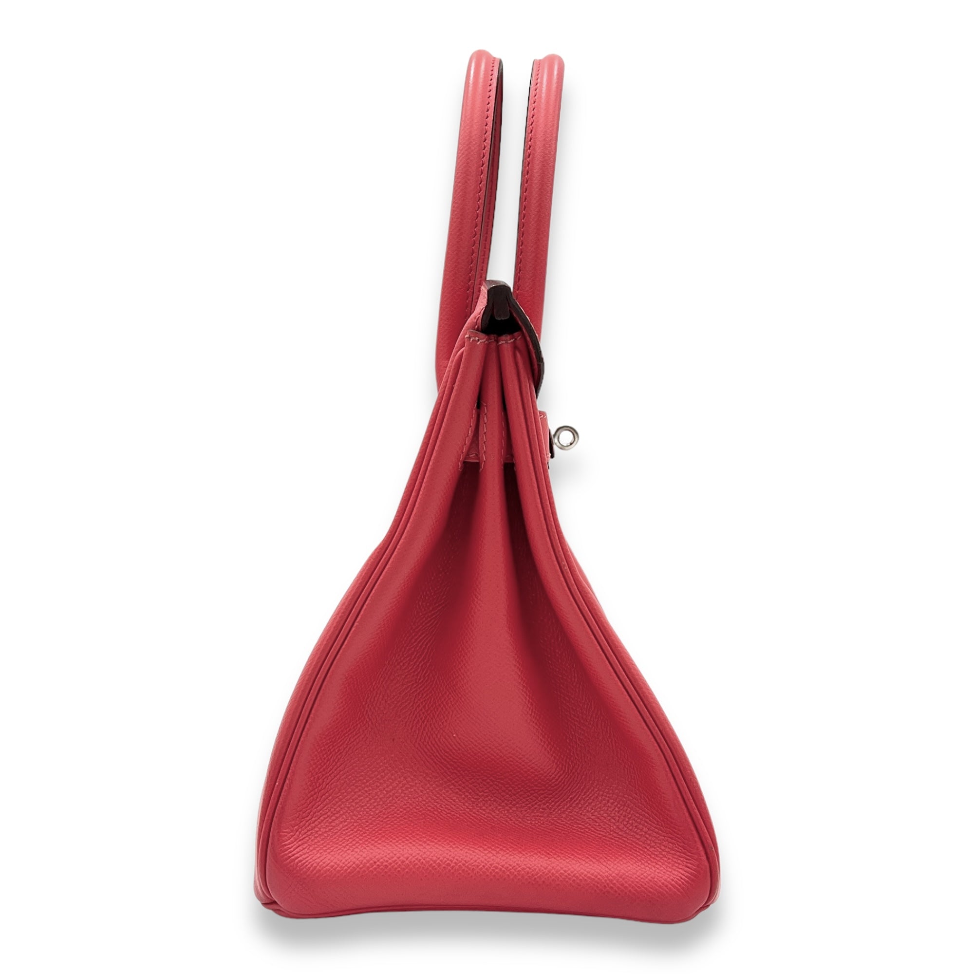 Birkin 30 Rose Jaipur in Epsom, Palladium hardware - Image 5