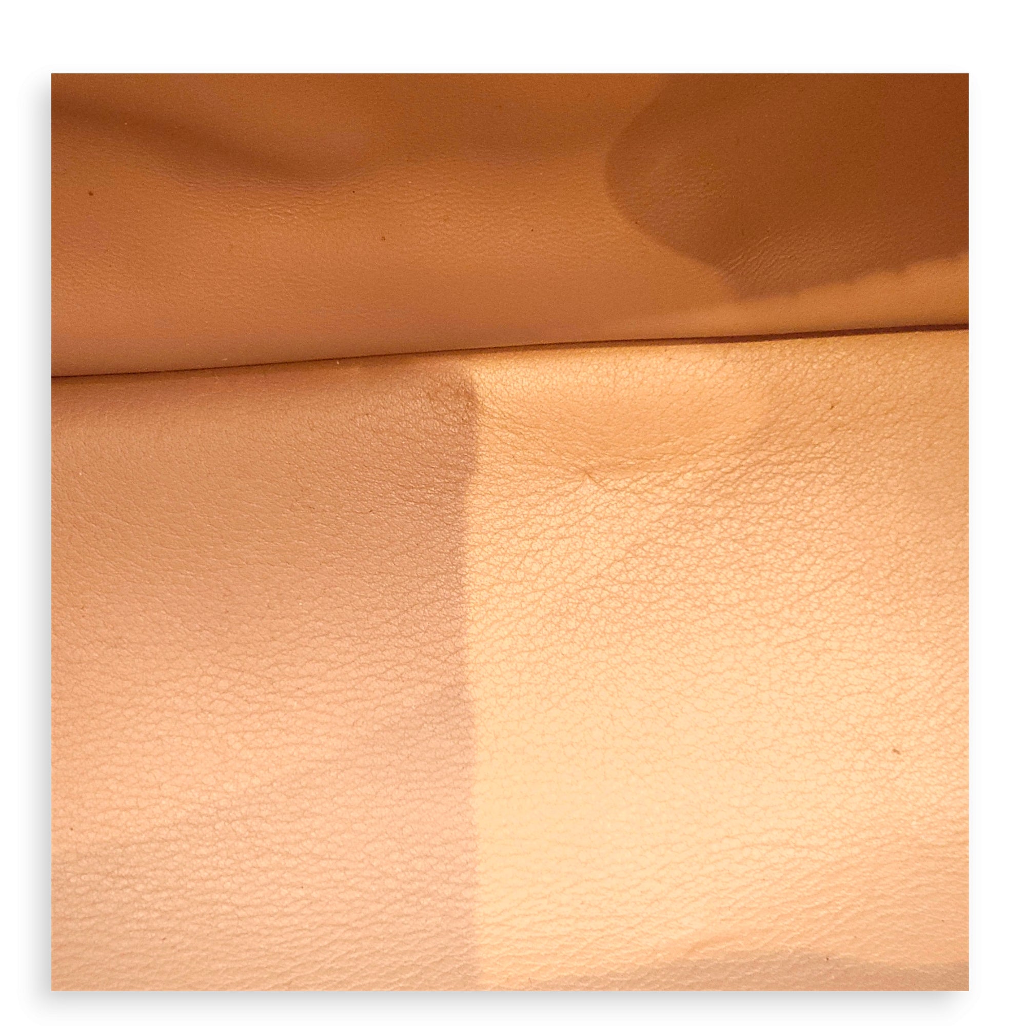 Capucines MM Magnolia / Beige/ Brown Python Handle Top Handle Bag in Taurillon Leather, Palladium hardware - Image 10