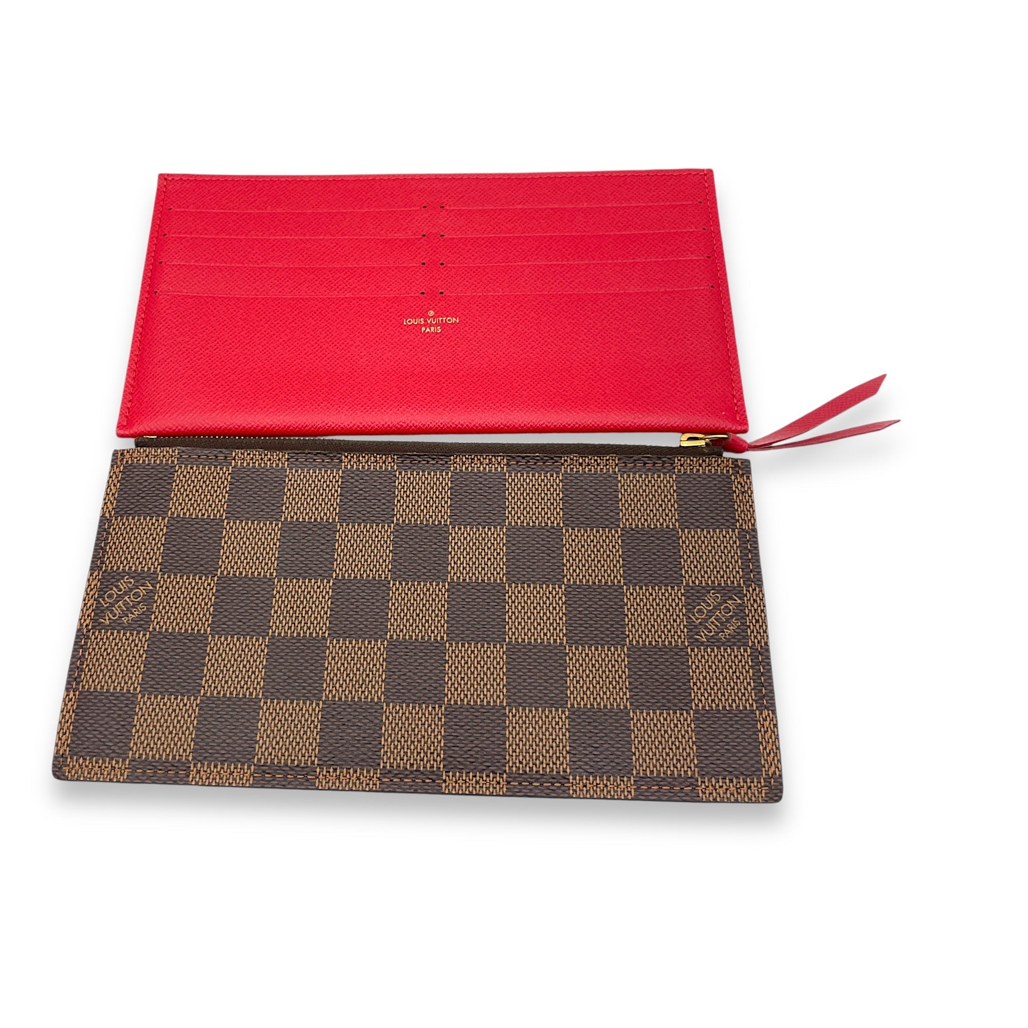 Felicie Wallet On Chain Brown in Coated Canvas, Gold hardware - Image 13