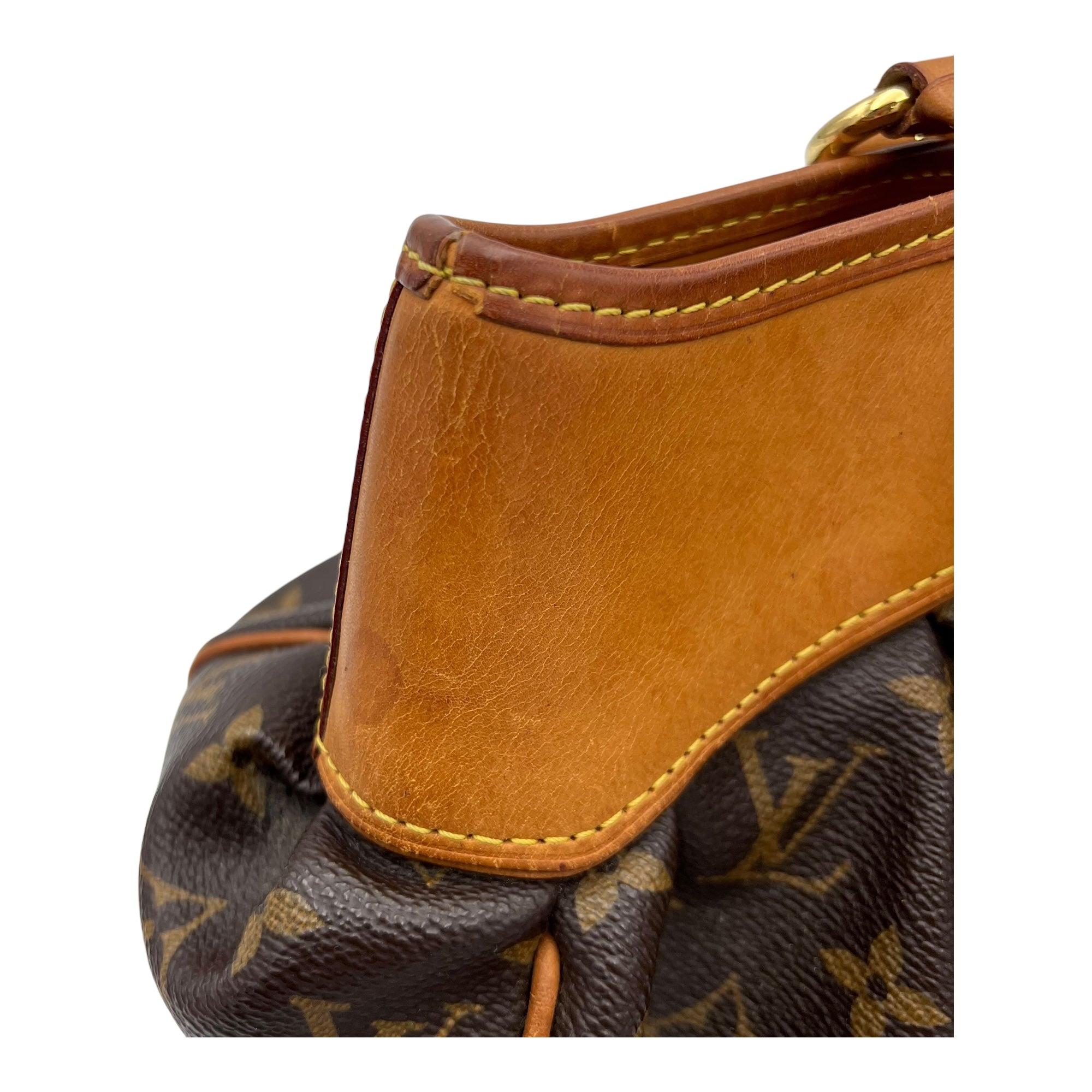 Boetie Shoulder Bag in Monogram Coated Canvas Gold hardware - Image 11