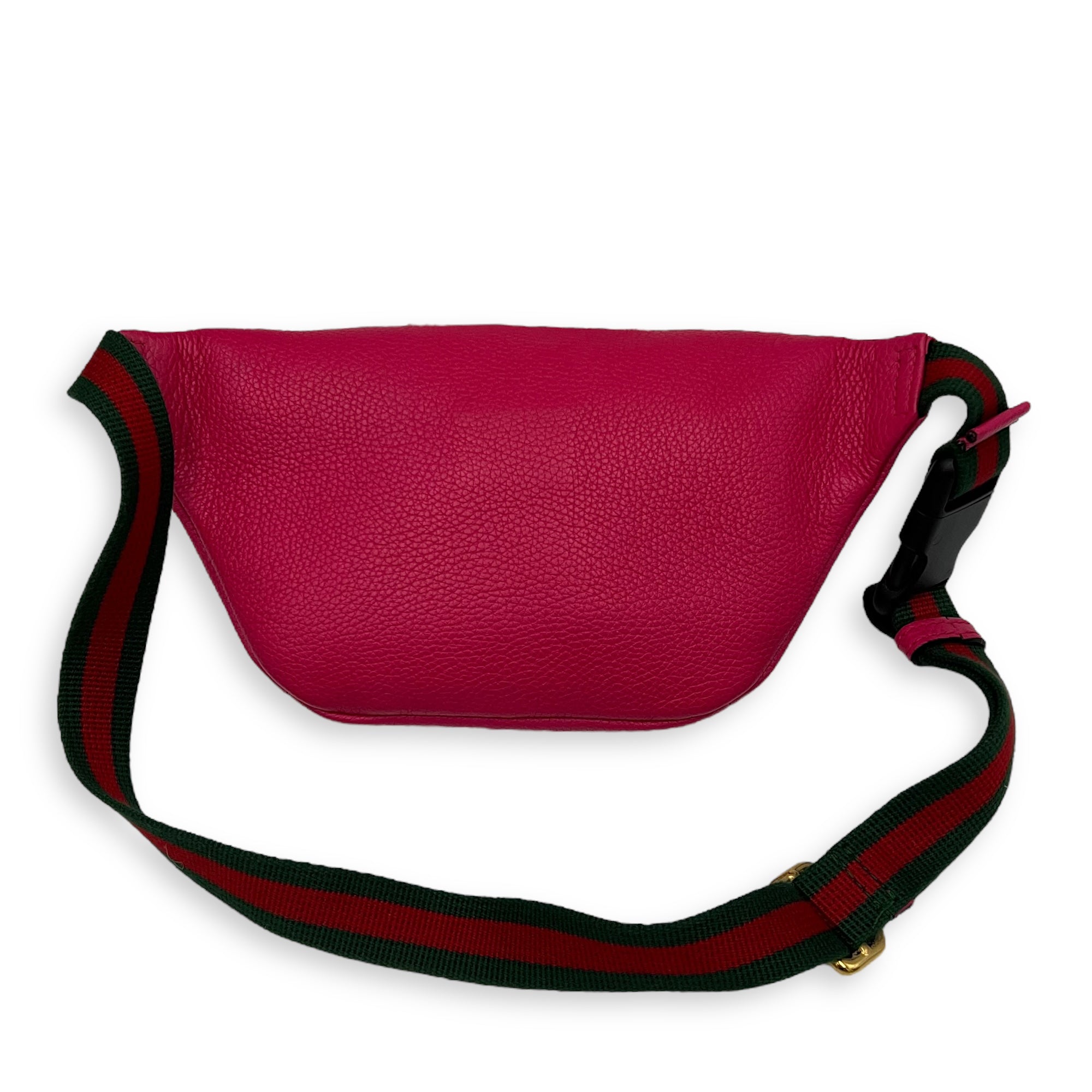 Logo Belt Bag Pink in Calfskin, Gold hardware - Image 4