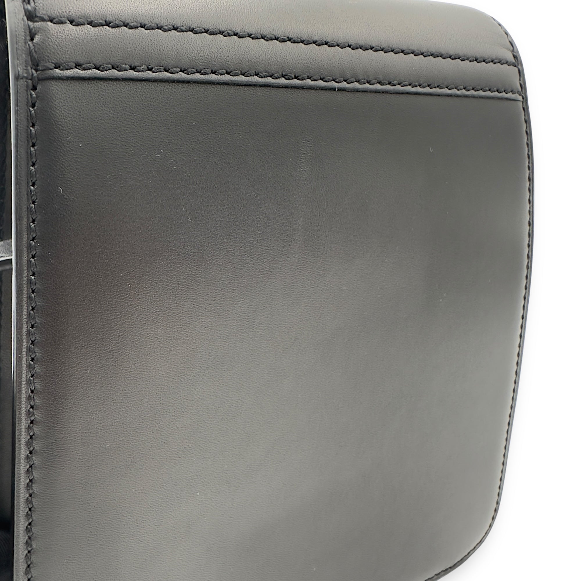 Kaia Crossbody Bag Black in Calfskin, Gold hardware - Image 10