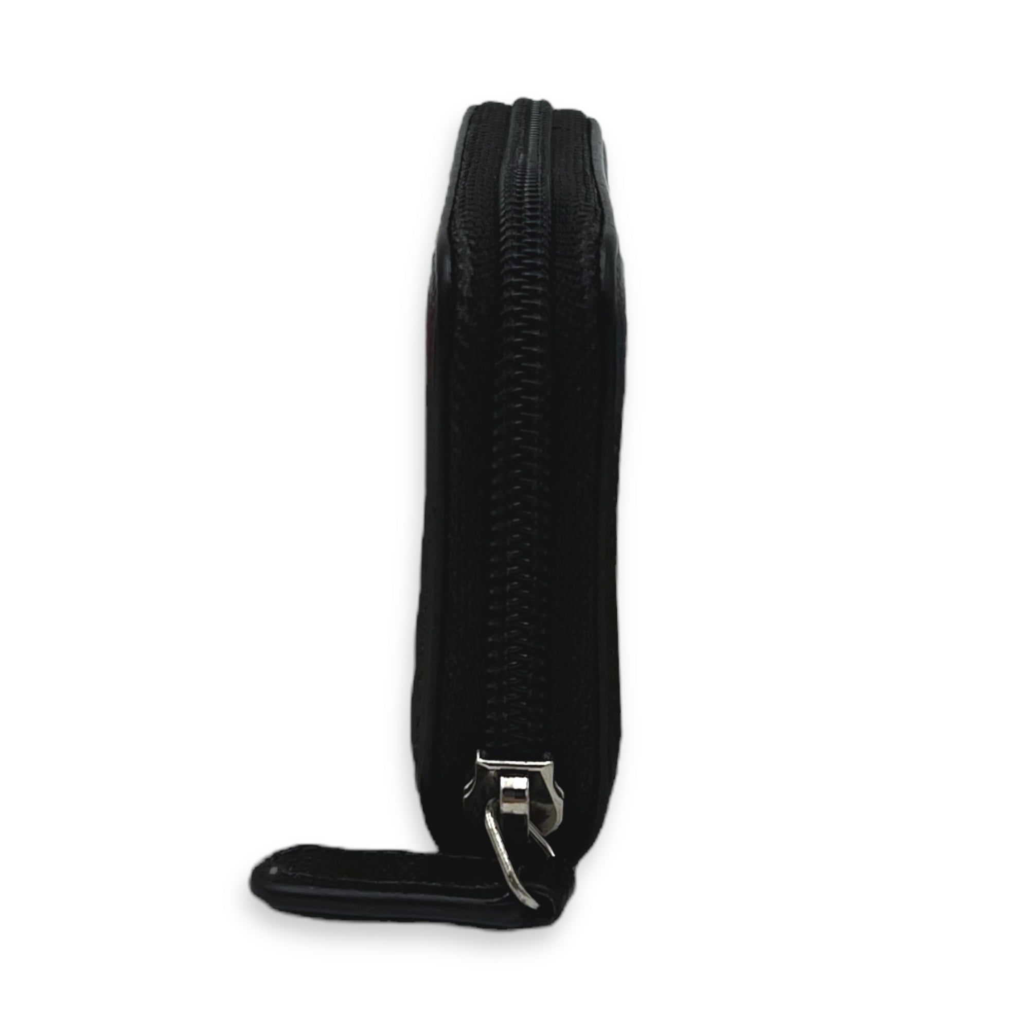 CC Wallet Black in Caviar Leather, Gold hardware - Image 4